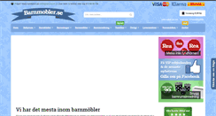Desktop Screenshot of barnmobler.se