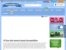 Tablet Screenshot of barnmobler.se